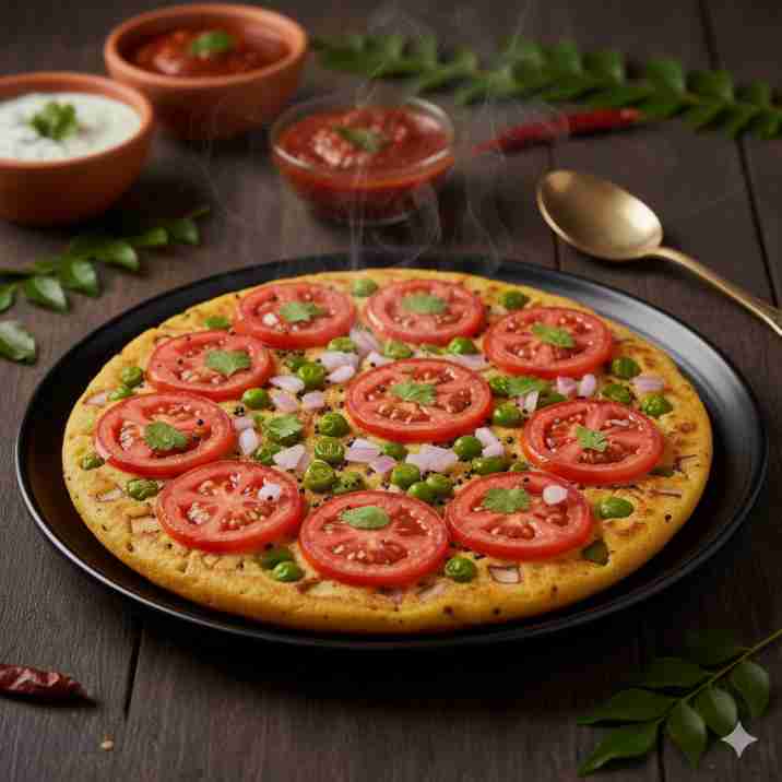 Onion Tomato Uttapam